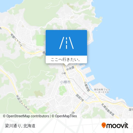 梁川通り地図