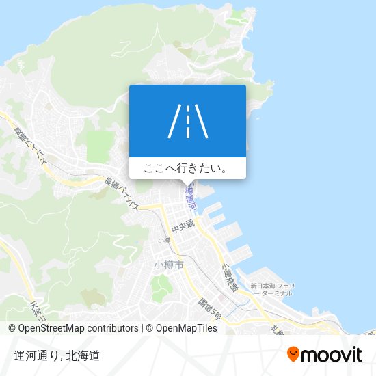 運河通り地図