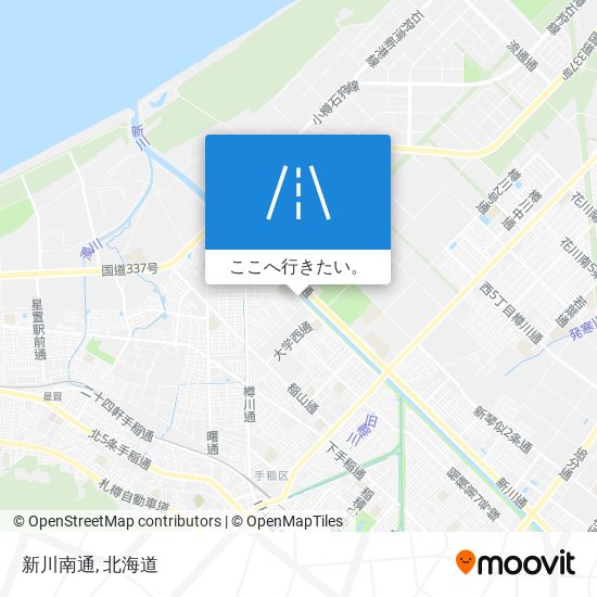 新川南通地図