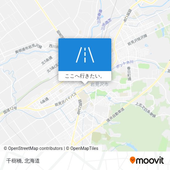 千樹橋地図