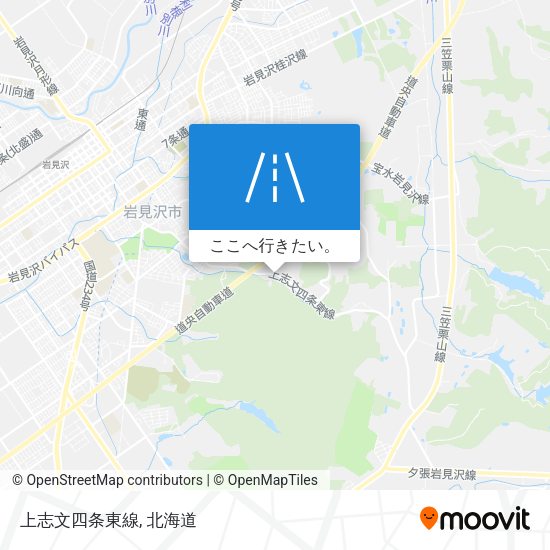 上志文四条東線地図
