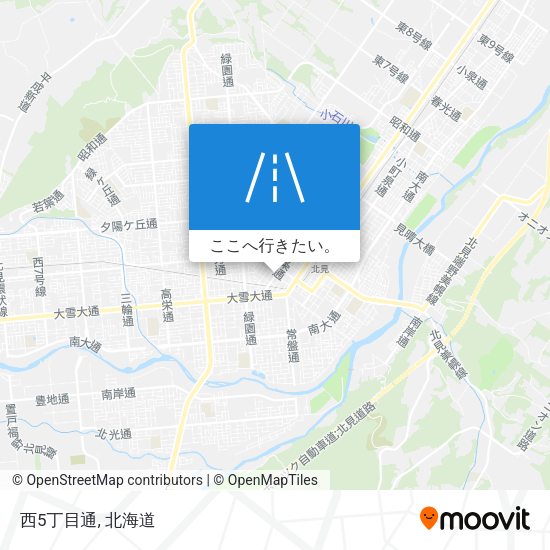 西5丁目通地図