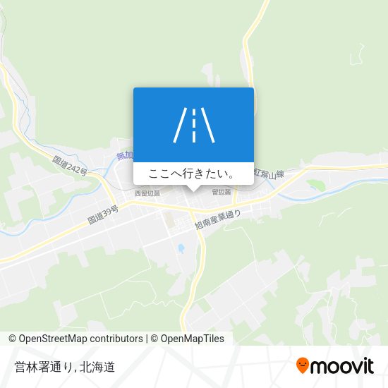営林署通り地図