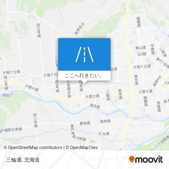 三輪通地図
