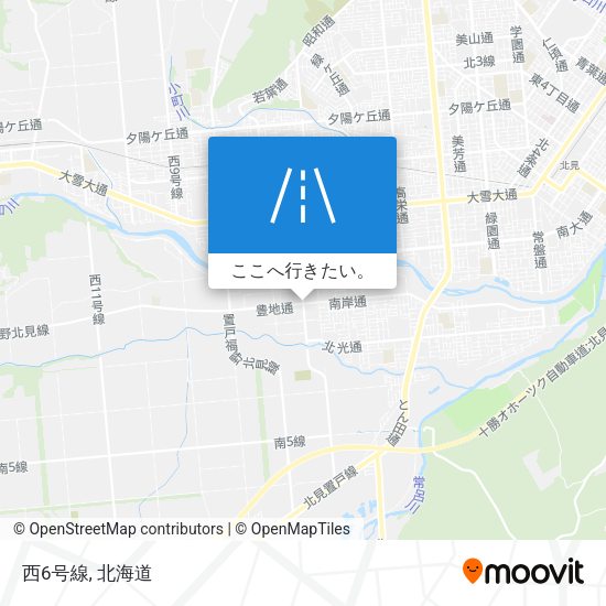 西6号線地図