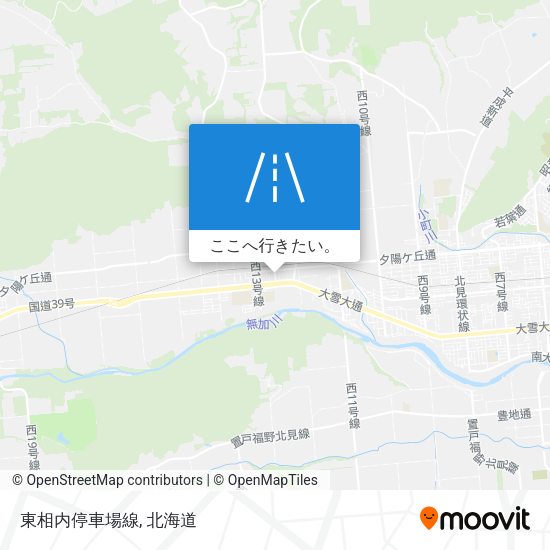 東相内停車場線地図