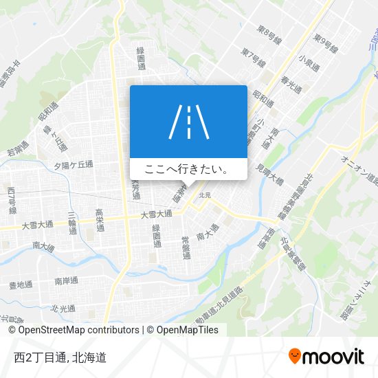 西2丁目通地図