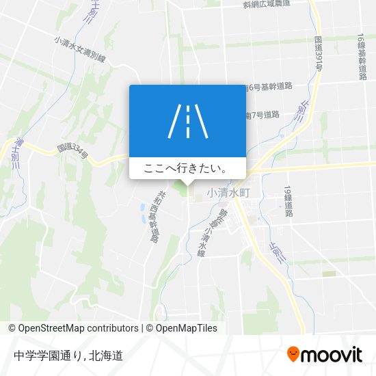 中学学園通り地図