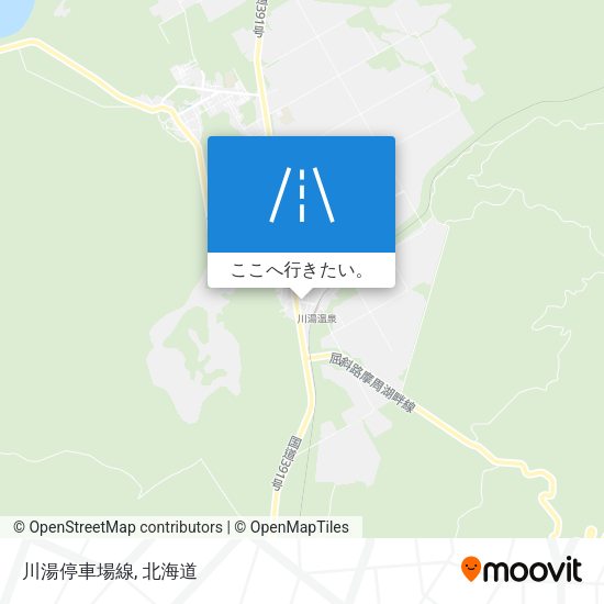 川湯停車場線地図