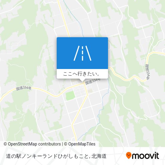 道の駅ノンキーランドひがしもこと地図