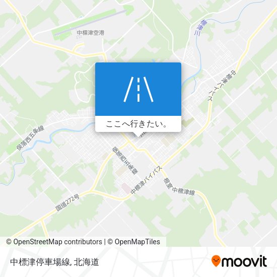 中標津停車場線地図