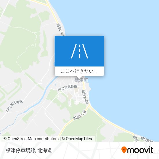 標津停車場線地図