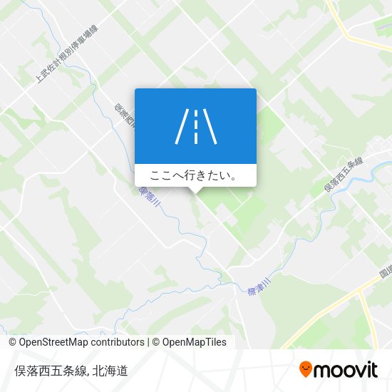俣落西五条線地図
