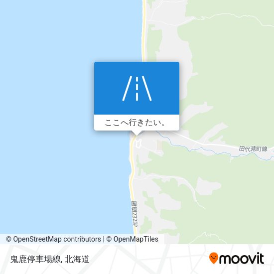 鬼鹿停車場線地図