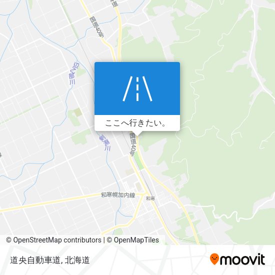 道央自動車道地図