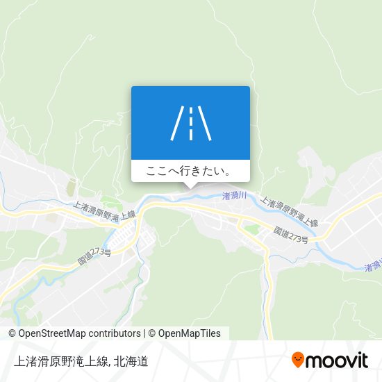 上渚滑原野滝上線地図