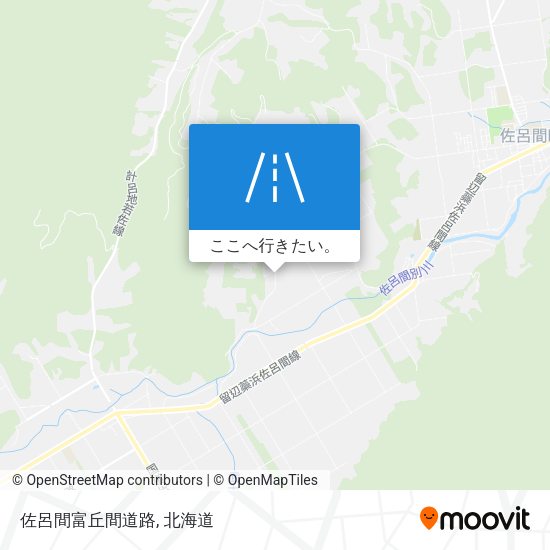 佐呂間富丘間道路地図
