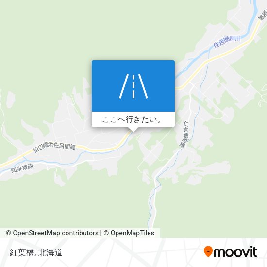 紅葉橋地図