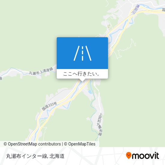 丸瀬布インター線地図