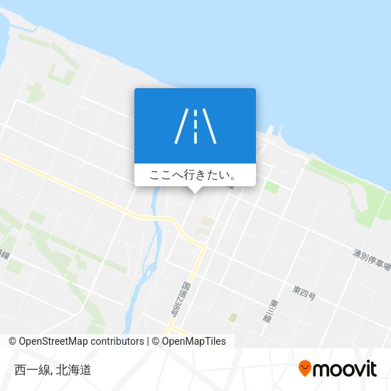 西一線地図