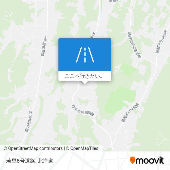 若里8号道路地図