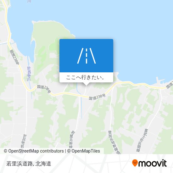 若里浜道路地図
