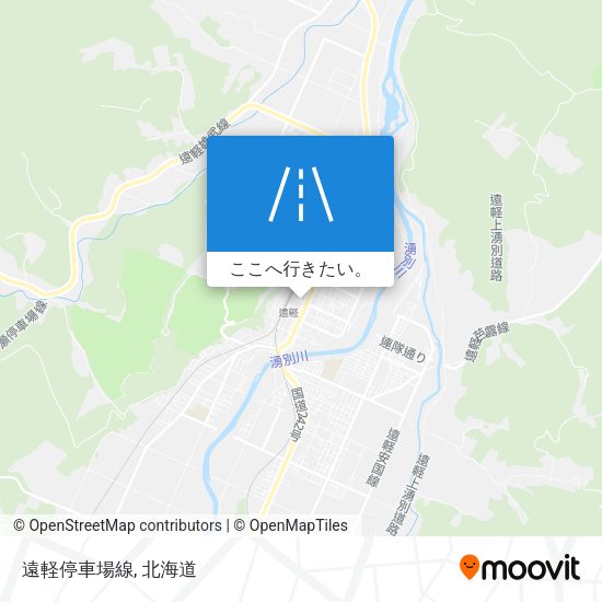 遠軽停車場線地図