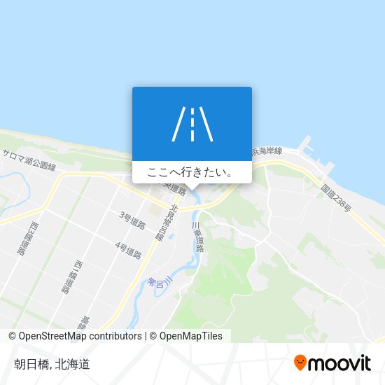 朝日橋地図