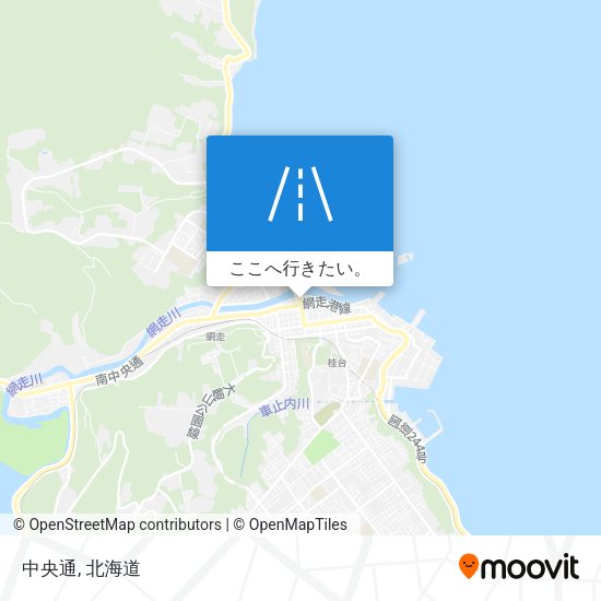 中央通地図