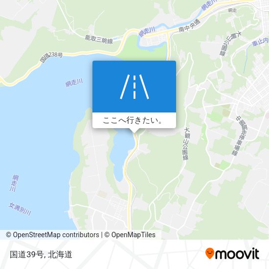 国道39号地図