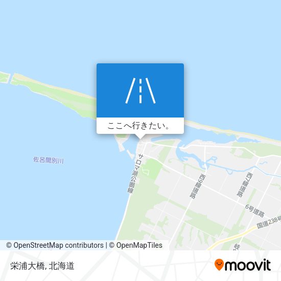 栄浦大橋地図
