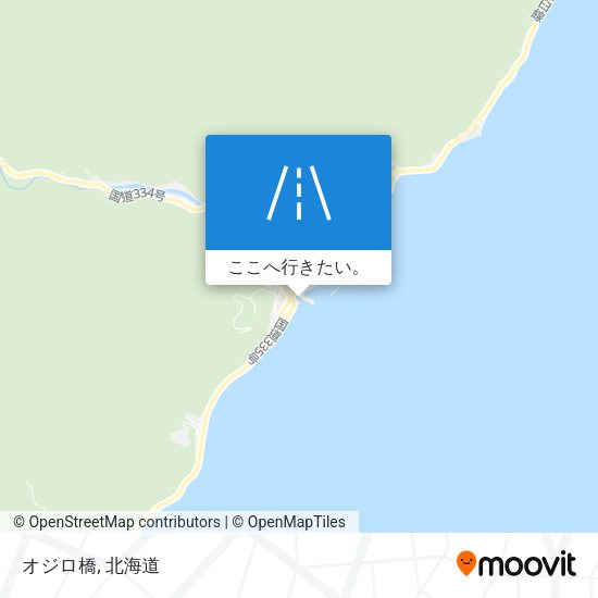 オジロ橋地図