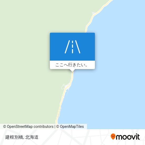 建根別橋地図