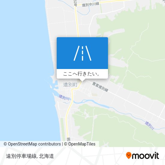 遠別停車場線地図