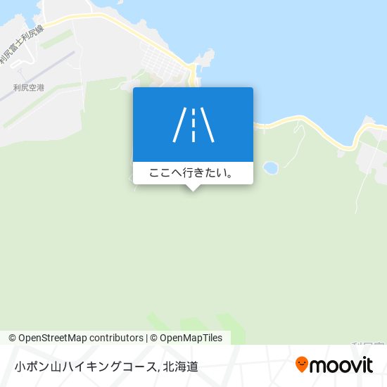 小ポン山ハイキングコース地図