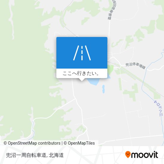 兜沼一周自転車道地図