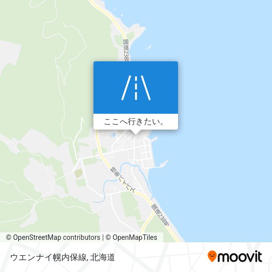 ウエンナイ幌内保線地図