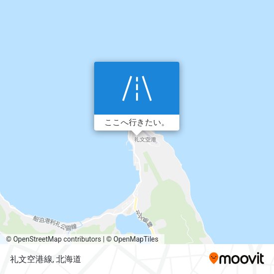 礼文空港線地図