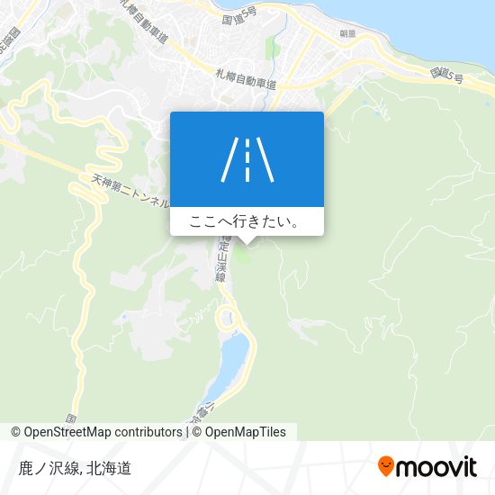 鹿ノ沢線地図