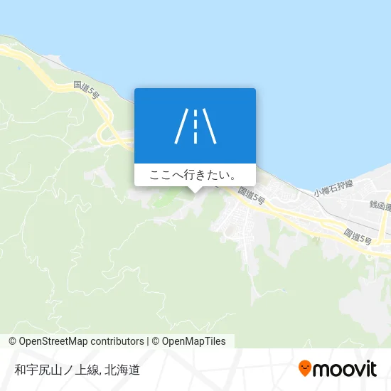 和宇尻山ノ上線地図