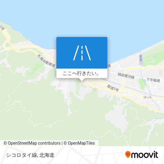 シコロタイ線地図