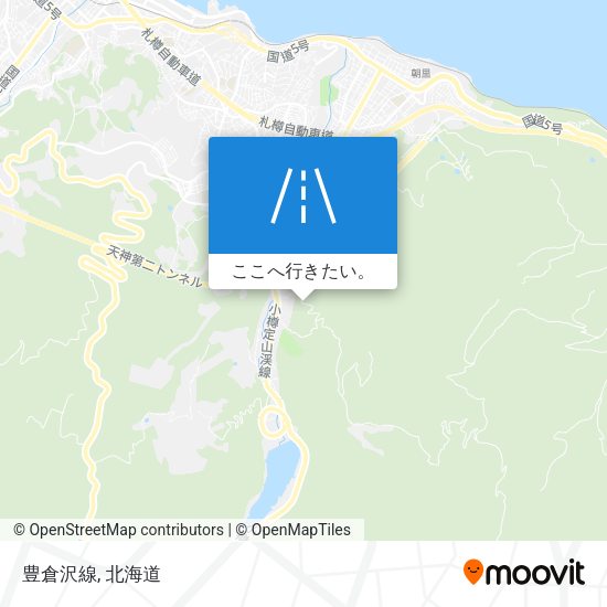 豊倉沢線地図