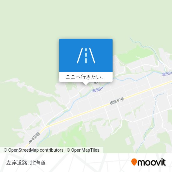 左岸道路地図