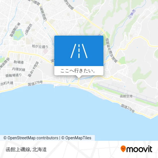 函館上磯線地図
