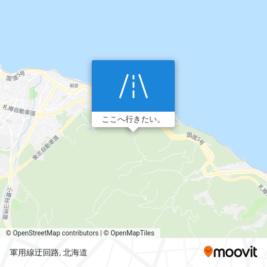 軍用線迂回路地図