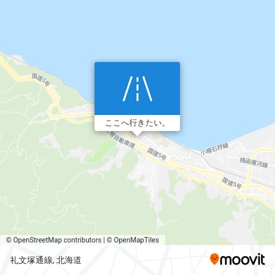 礼文塚通線地図