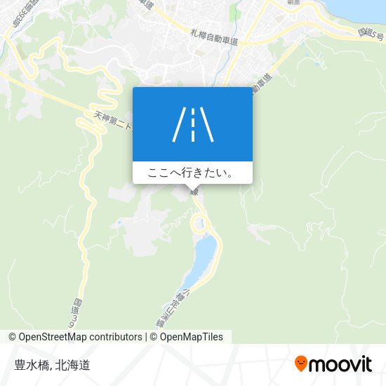 豊水橋地図