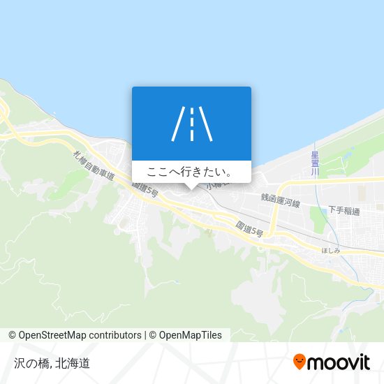 沢の橋地図