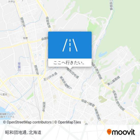 昭和団地通地図
