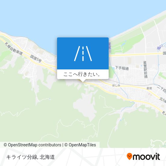 キライツ分線地図